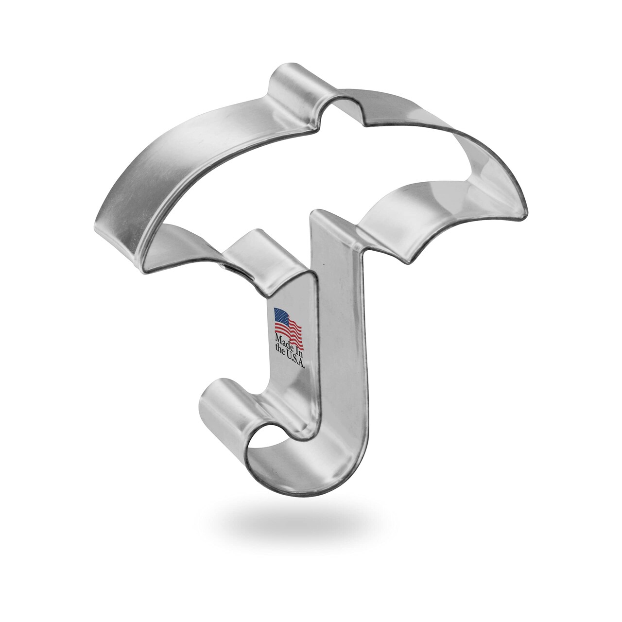 CookieCutter.Com Umbrella Cookie Cutter 3 Inch –Tin Plated Steel Cookie Cutters – Made In The USA
